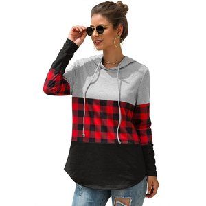 🛍️(NWT)ALMOST GONE-Buffalo Plaid Hoodie